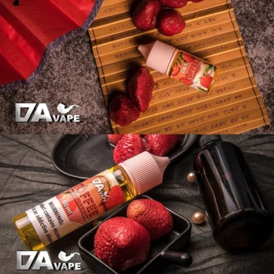 【台灣現貨】DAVAPE Toffee Strawberries 草莓太妃糖煙油 甜點系果香大煙霧體驗 煙油推薦 原裝正品 30ml 60ml 0/30mg