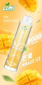 LIMI 8000口發光版電子煙：極致口感與炫酷造型 一次性電子煙