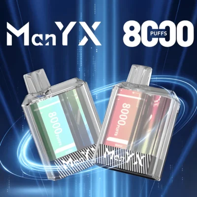 ManYX 蠻夷熊 8000口一次性電子煙｜原裝正品・3% 丁鹽・多口味・超長續航・台灣現貨