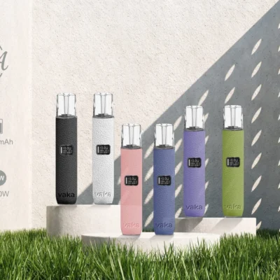 VAKA 皮革款電子煙主機｜質感實用・兼容 RELX 一代煙彈替代煙桿・台灣現貨