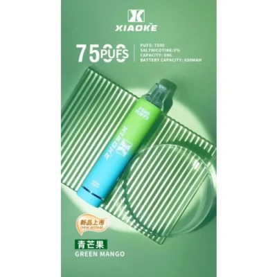 梟客一次性電子煙 Xiaoke 7500口超長續航，3%尼古丁鹽 台灣現貨熱銷首選