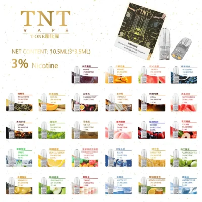 TNT 3.5ml 電子煙彈｜大容量・多口味可選・兼容 RELX 悅刻一代小煙設備