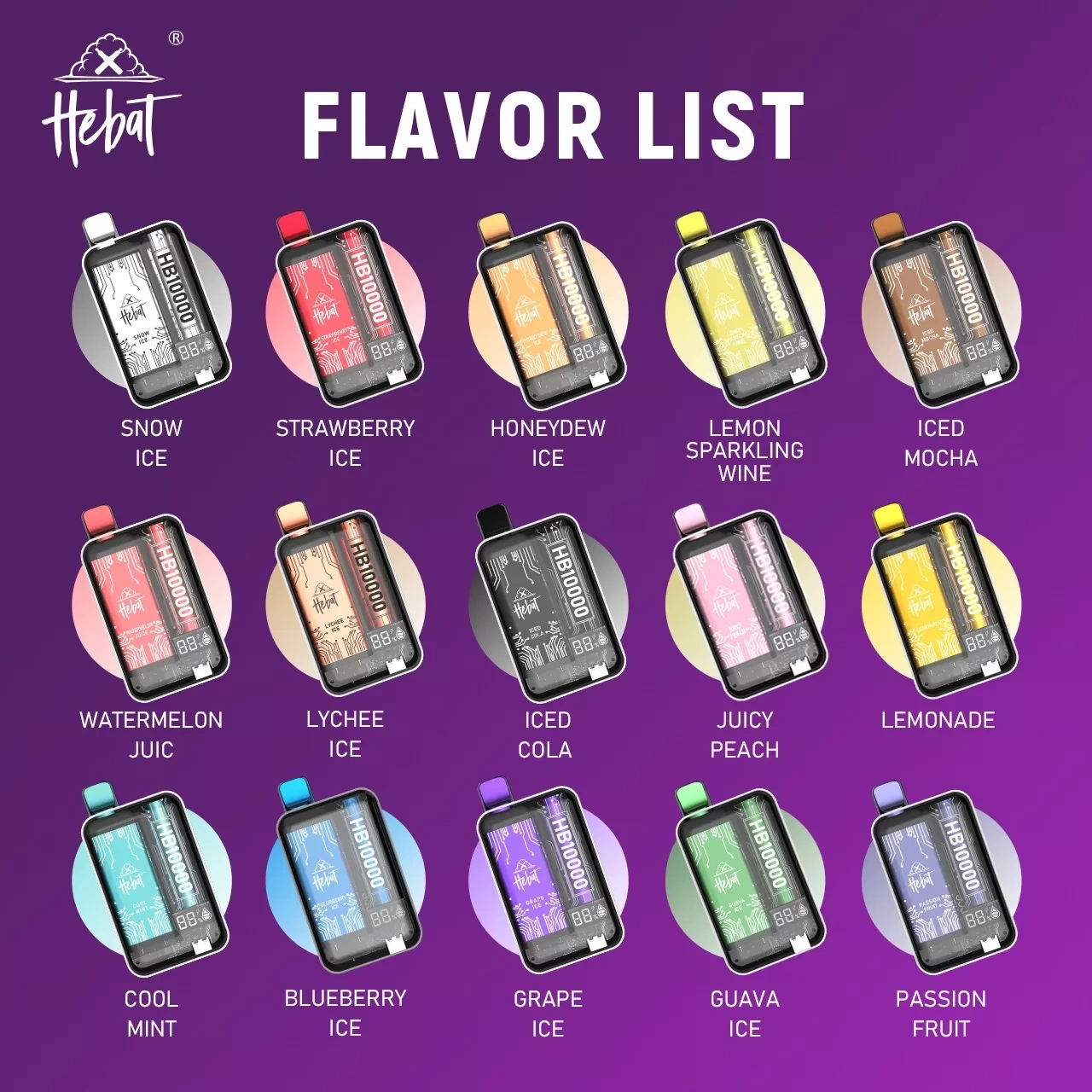 喜貝 Hebat 10000 PUFFS 拋棄式電子煙 | 高續航一次性電子煙 電子煙推薦 7 喜貝 Hebat 10000 PUFFS 拋棄式電子煙 | 高續航一次性電子煙 電子煙推薦:圖片 7