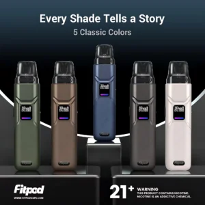 FITPOD O-SHADOW SE 電子煙主機|1000mAh・30W 可調・小蠻牛 XLIM 兼容・原裝正品現貨 7 FITPOD O-SHADOW SE 是 FITPOD 系列的進階小煙 Pod 主機