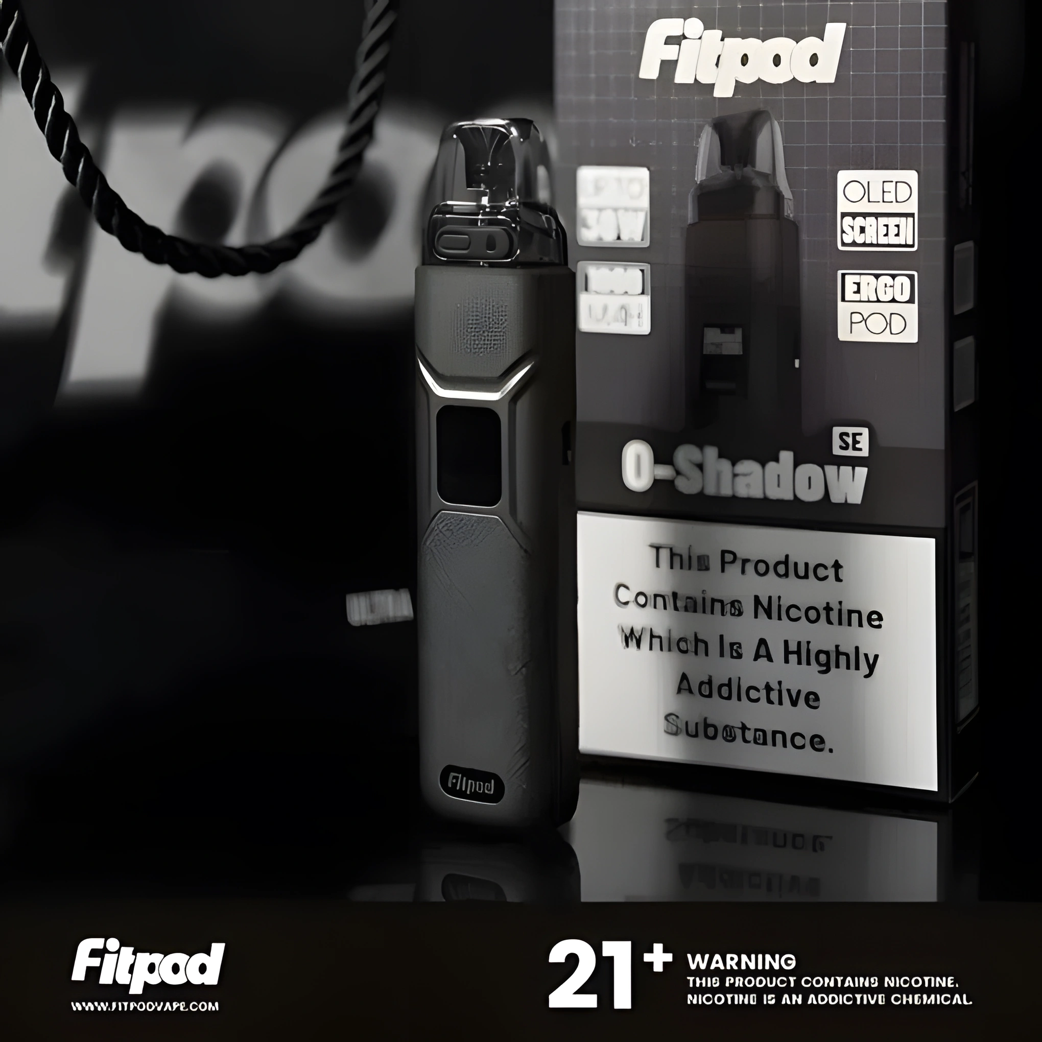 FITPOD O-SHADOW SE 電子煙主機|1000mAh・30W 可調・小蠻牛 XLIM 兼容・原裝正品現貨 3 FITPOD O-SHADOW SE 電子煙主機|1000mAh・30W 可調・小蠻牛 XLIM 兼容・原裝正品現貨:圖片 3