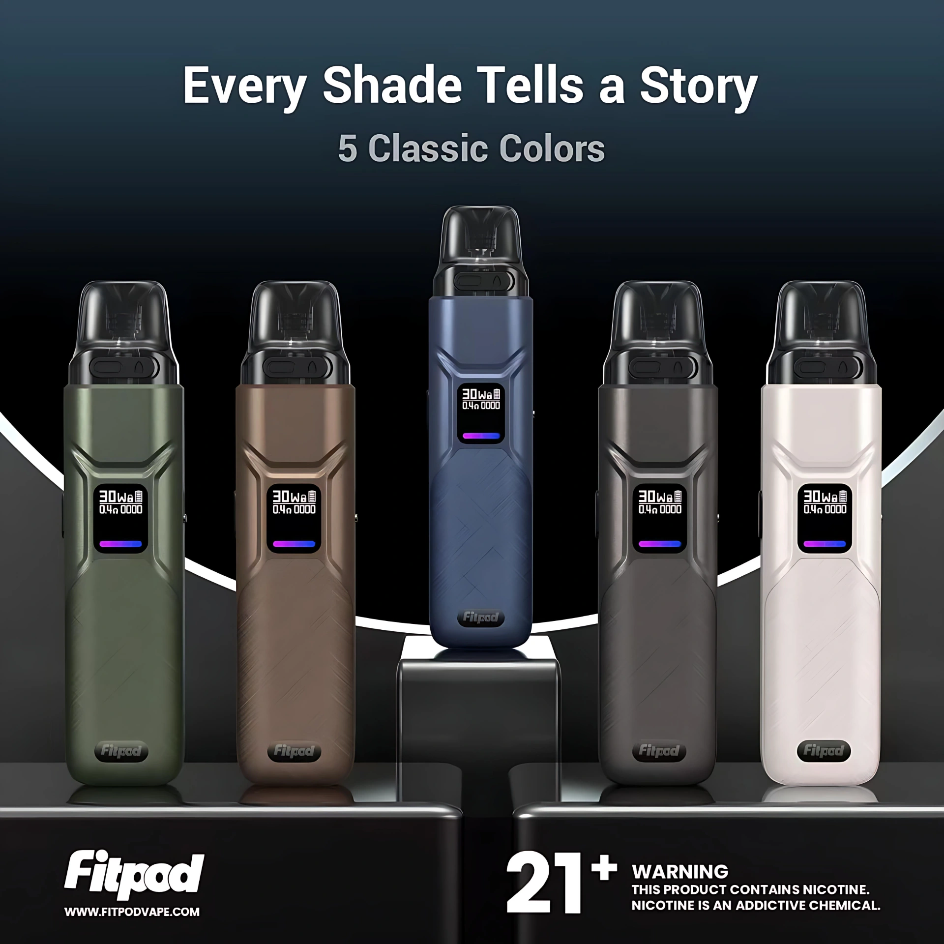 FITPOD O-SHADOW SE 電子煙主機|1000mAh・30W 可調・小蠻牛 XLIM 兼容・原裝正品現貨 5 FITPOD O-SHADOW SE 電子煙主機|1000mAh・30W 可調・小蠻牛 XLIM 兼容・原裝正品現貨:圖片 5