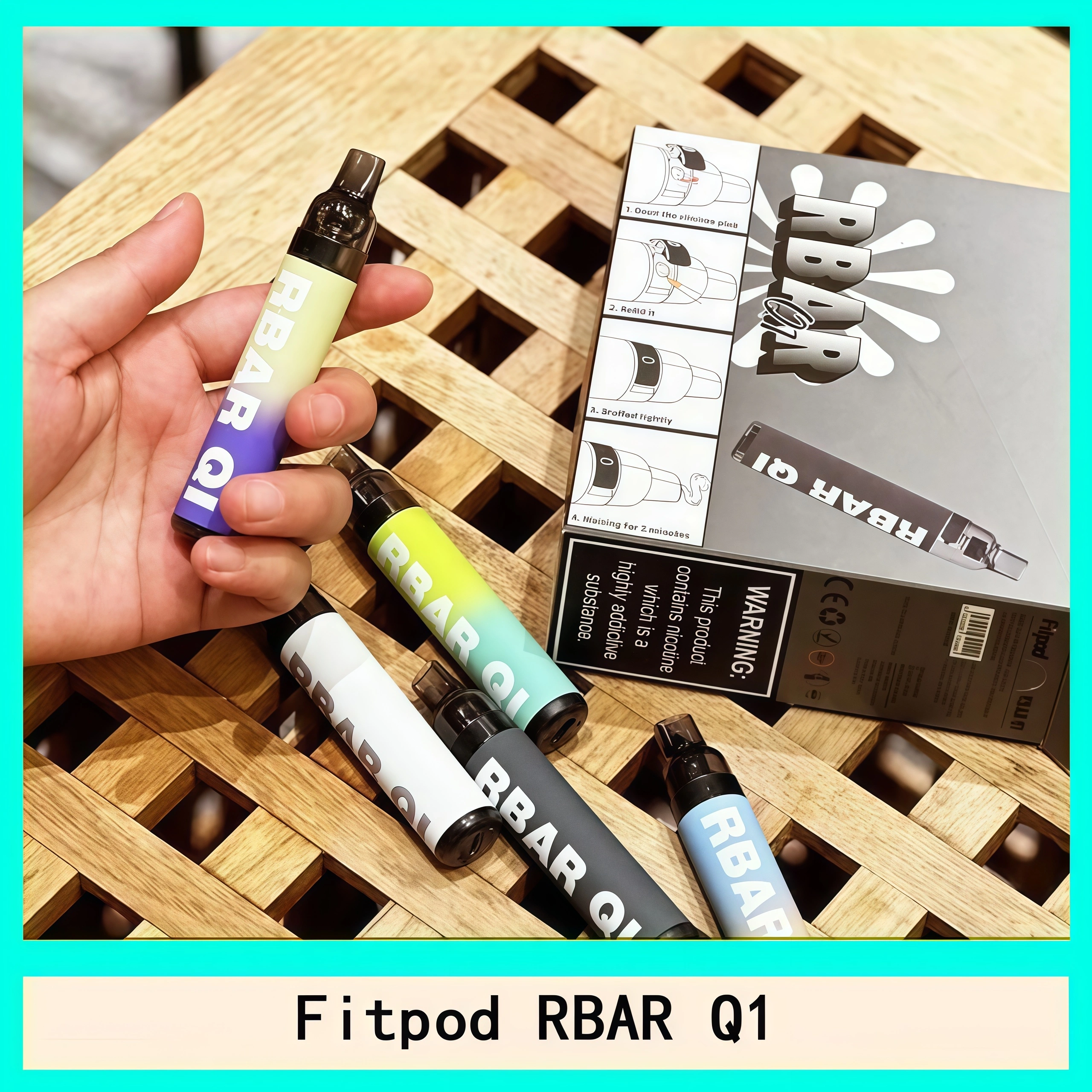 台灣現貨】Fitpod RBAR Q1 一次性注油主機 原裝正品 600mAh 2.0ml 0.8Ω 線圈 3 台灣現貨】Fitpod RBAR Q1 一次性注油主機 原裝正品 600mAh 2.0ml 0.8Ω 線圈:圖片 3