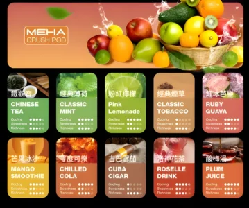 魅嗨 MEHA 五代煙彈產品