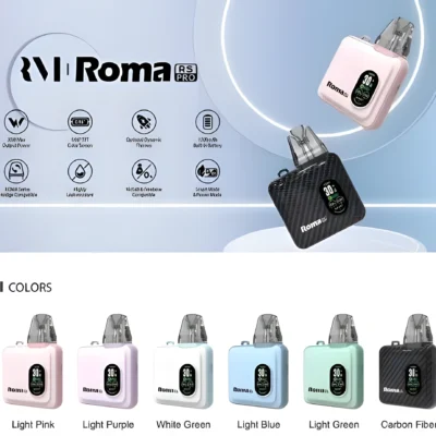 【台灣現貨】ROMA RS PRO 註油主機 原裝正品 1200mAh 5-30W TFT 彩屏 2ml