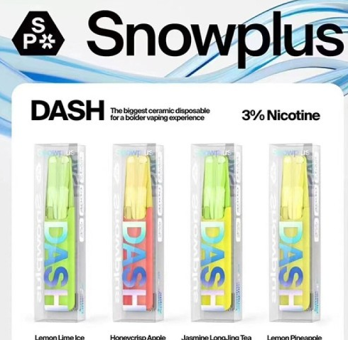 正品鴨嘴獸 Snowplus DASH 經典一次性電子煙 4000 口超長續航 × 7.5ml 大容量 1 正品鴨嘴獸 Snowplus DASH 經典一次性電子煙 4000 口超長續航 × 7.5ml 大容量