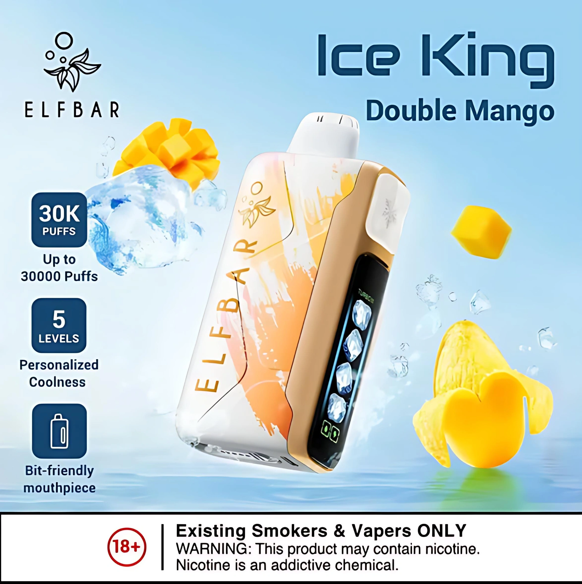 ElfBar Ice King 30000 拋棄式電子煙|5 檔冰度調節・30K 超長續航・王嘉爾同款現貨熱銷 6 ElfBar Ice King 30000 拋棄式電子煙|5 檔冰度調節・30K 超長續航・王嘉爾同款現貨熱銷:圖片 6