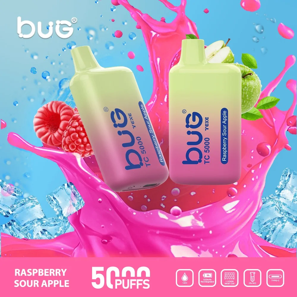 BUG TC 5000 拋棄式電子煙推薦|Mesh霧化核心・真實香氣・超長續航體驗 5 BUG TC 5000 拋棄式電子煙推薦|Mesh霧化核心・真實香氣・超長續航體驗:圖片 5