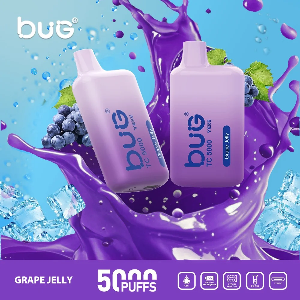 BUG TC 5000 拋棄式電子煙推薦|Mesh霧化核心・真實香氣・超長續航體驗 3 BUG TC 5000 拋棄式電子煙推薦|Mesh霧化核心・真實香氣・超長續航體驗:圖片 3